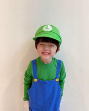 Load image into Gallery viewer, &#39;Luigi&#39; Overalls Top and Bottom Set (With Hat and gloves)

