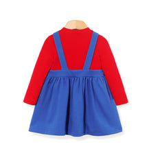 Load image into Gallery viewer, 'Mario' Overall Skirt Top and Bottom Set (with gloves and hat)