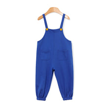 Load image into Gallery viewer, 'Mario' Overalls Top and Bottom Set  (with gloves and hat)