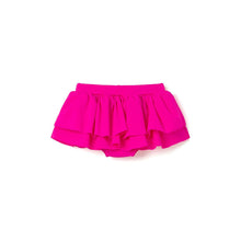 将图片加载到图库查看器,Bread Barbershop 'Neon Pink Macaron' White Rash Guard Swimsuit Set (Swim Cap, Pouch Set)
