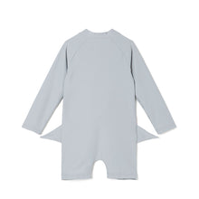 Load image into Gallery viewer, 'Mega Shark' Rash Guard Swimsuit Set(Swim Cap)