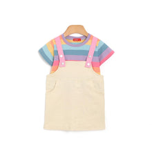 Load image into Gallery viewer, 'Over the Rainbow' Overall Dress Set