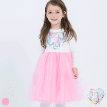 将图片加载到图库查看器,'Twinkle Unicorn' Reversible Sequin Dress
