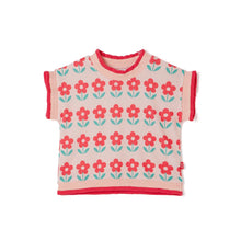 Load image into Gallery viewer, Yo Flower' Knit Vest