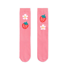 将图片加载到图库查看器,'Flower Strawberry' Non-Slip Socks (Pouch Set)
