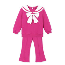 将图片加载到图库查看器,'Sailor Pink' Top and Bottom Set