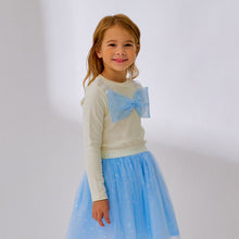 将图片加载到图库查看器,'Snow Flake Ribbon' Long Sleeve T-Shirt