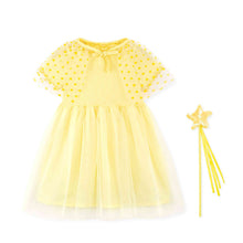 将图片加载到图库查看器,'Yellow Tinker Bell' Dress (Magic Wand, Cape Set)