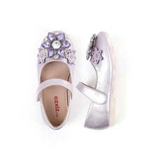 Load image into Gallery viewer, 'Jewel Flower' Mary Jane Shoes