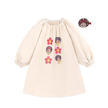 将图片加载到图库查看器,Bread Barbershop 'Choco Bean Heart Bean' Dress (Hairpin Set)