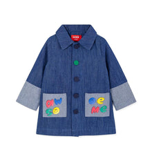 Load image into Gallery viewer, 'Awesome Color Button' Denim Jacket