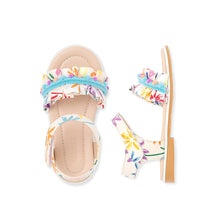 Load image into Gallery viewer, 'Sketch Flower' Sandals