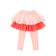 将图片加载到图库查看器,'Tone and Tone Sha Sha' Tulle Skirt Leggings