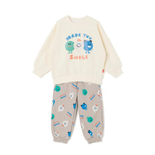 Load image into Gallery viewer, 'Three Beans' Warm Fleece Top and Bottom Set