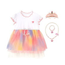 将图片加载到图库查看器,'Popcling' Tulle Dress (Jewelry, Crown Set)