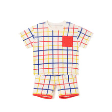 将图片加载到图库查看器,'Da Da Check' Top and Bottom Set