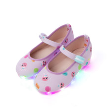 将图片加载到图库查看器,Bread Barbershop 'Sweet Macaron' LED Mary Jane Shoes