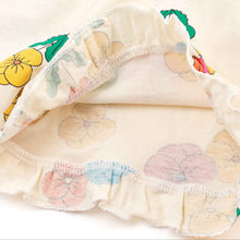 将图片加载到图库查看器,flower pattern ivory short pants