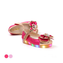 Load image into Gallery viewer, 'Bling Heart' LED Mary Jane Shoes