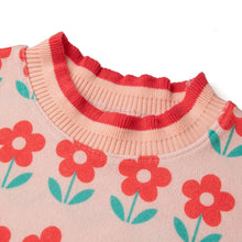 Load image into Gallery viewer, Yo Flower' Knit Vest