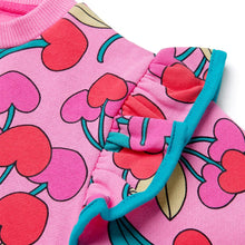 Load image into Gallery viewer, 'Pretty Cherry' Warm Fleece Dress(Bag Set)
