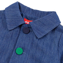 Load image into Gallery viewer, 'Awesome Color Button' Denim Jacket
