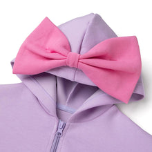 Load image into Gallery viewer, Bread Barbershop &#39;Pink Big Bow&#39; Zip-up Hoodie
