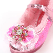 将图片加载到图库查看器,'Eternal Biju' LED Fur Mary Jane Shoes