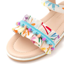 Load image into Gallery viewer, 'Sketch Flower' Sandals
