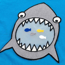 将图片加载到图库查看器,'Shark is Here' Top and Bottom Set
