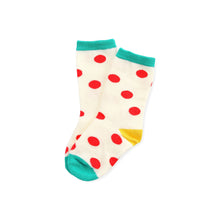 将图片加载到图库查看器,kids polka dot socks
