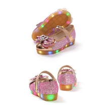 Load image into Gallery viewer, 'Bling Heart' LED Mary Jane Shoes