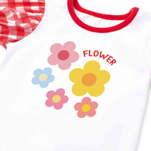 将图片加载到图库查看器,'Check Flower' Top and Bottom Set