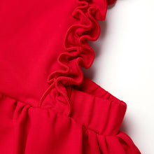 Load image into Gallery viewer, 'Red Cheek Frill' Dress(Bag Set)