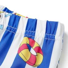 将图片加载到图库查看器,Bread Barbershop 'Swimming Wilk' Rash Guard Swimsuit Set (Swim Cap Set)
