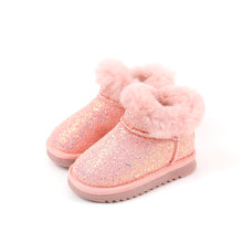 Load image into Gallery viewer, 'Twinkling Winter Night' Fur Boots