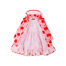 Load image into Gallery viewer, 'Cherry Cherry Tok Tok' Raincoat (Pouch Set)