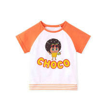 将图片加载到图库查看器,bread barbershop choco orange t-shirt