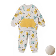 Load image into Gallery viewer, 'Jungle Zoo' Warm Fleece Top and Bottom Set