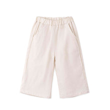 Load image into Gallery viewer, girls beige linen pants