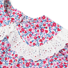 将图片加载到图库查看器,girls pink flower pattern dress