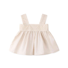 Load image into Gallery viewer, girls beige linen top