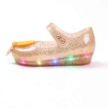 Load image into Gallery viewer, 'Tok Tok Orange' LED Jelly Shoes
