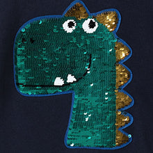 Load image into Gallery viewer, 'Shiny Dino' Reversible Sequin Sweatshirt