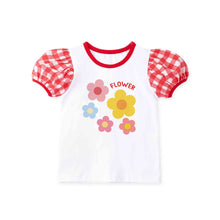 将图片加载到图库查看器,'Check Flower' Top and Bottom Set
