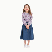 将图片加载到图库查看器,'Good Day' Denim Long Skirt