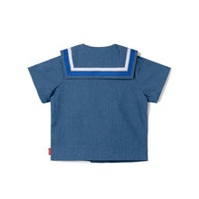 Load image into Gallery viewer, 'Blue Marine Boy' Top and Bottom Set