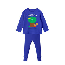 将图片加载到图库查看器,'Happy Week' Homewear Top and Bottom Set