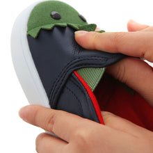 Load image into Gallery viewer, 'Spiky Dinosaur' LED Slip-On Shoes