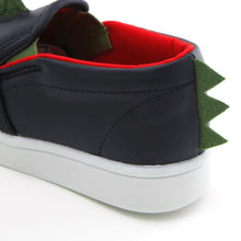 Load image into Gallery viewer, 'Spiky Dinosaur' LED Slip-On Shoes